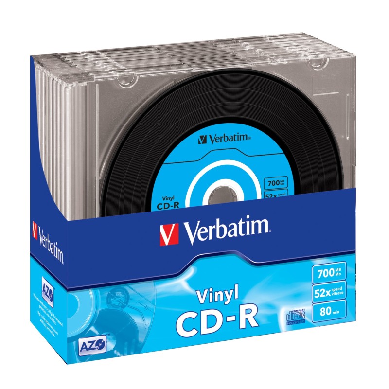 Data Vinyl - 10 x CD-R - 700 MB 52x